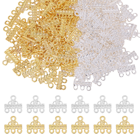 120Pcs 2 Colors Alloy Chandelier Component Links DIY-GO0003-53-1