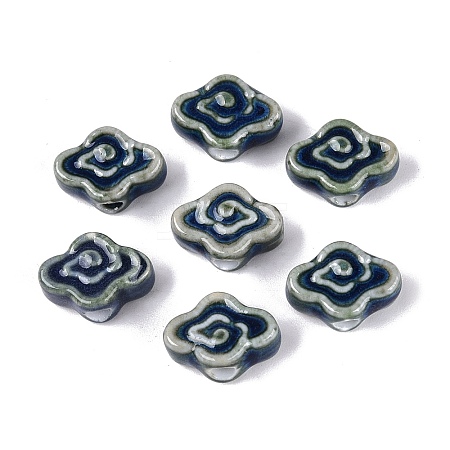 Handmade Porcelain Beads PORC-Q008-09A-1