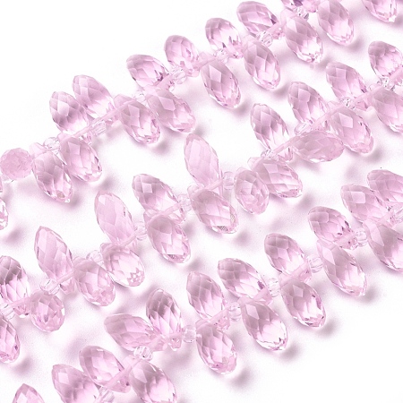 Crystal Glass Beads Strands X-GLAA-D033-28-1