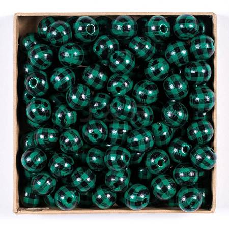 Natural Wooden Beads WOOD-WH0115-05C-1