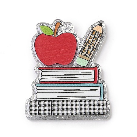 Teachers' Day Printed Opaque Acrylic Pendants FIND-D283-10B-1