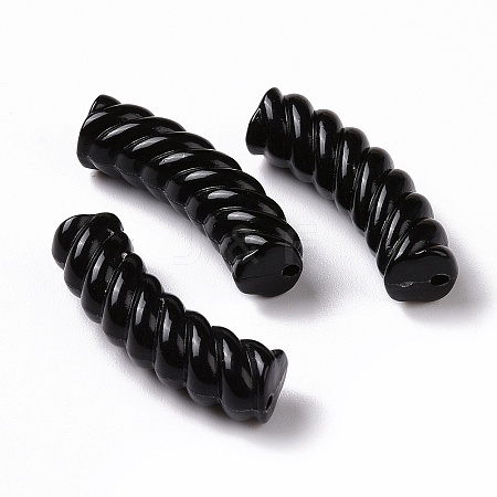 Opaque Acrylic Beads X-OACR-A016-03F-1
