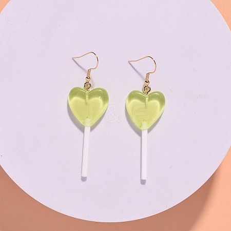 Stainless Steel Plastic Dangle Earrings FS-WG9C83A-01-1