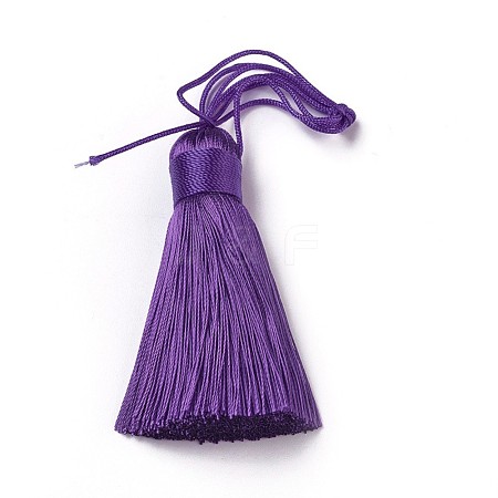 Polyester Tassel Big Pendants HJEW-K030-A-31-1