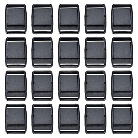 20Pcs Plastic Quick Contoured Side Release Buckle KY-NB0001-45-1