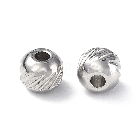 Non-Tarnish 201 Stainless Steel Beads STAS-G298-02B-P-1