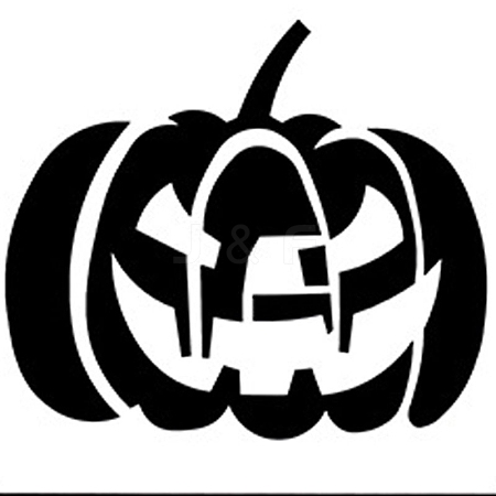 Halloween Pumpkin PET Drawing Stencil PW-WG09E87-02-1