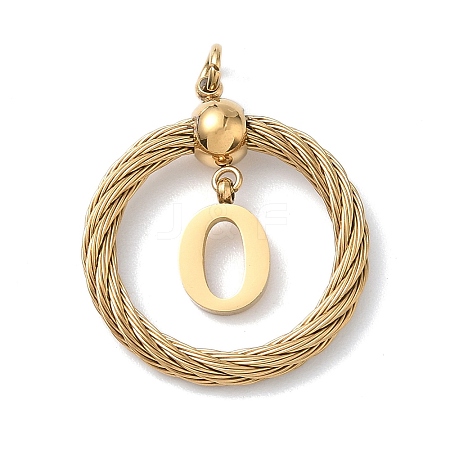 304 Stainless Steel Pendants STAS-D154-01O-G-1