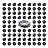 100Pcs 8mm Natural Black Stone(Natural Black Glass) Round Beads DIY-LS0002-15-2