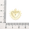 Brass Micro Pave Cubic Zirconia Pendants KK-D325-61G-03-3