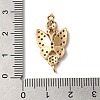 Brass Micro Pave Cubic Zirconia Connector Charms KK-C062-053G-02-3
