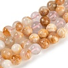 Natural Cherry Blossom Agate Beads Strands G-H062-A02-03-1