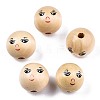 Unfinished Natural Wood Beads LS-X-WOOD-T019-31-A-18mm-1