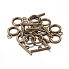 Tibetan Style Alloy Toggle Clasps LS-MLF0273Y-2