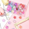 120Pcs 8 Colors Acrylic Bead Caps OACR-FS0001-83-8