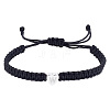 1Pc Adjustable Nylon Cord Braided Bracelets for Women Men BJEW-LP0001-34W-P-1