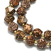 Natural Starburst Jasper Beads Strands G-I376-A60-01-3