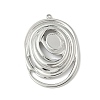 304 Stainless Steel Pendant Cabochon Settings LS-STAS-L293-01P-1