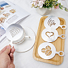 430 Stainless Steel Coffee Latte Art Molds AJEW-WH0038-40P-3