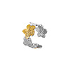 304 Stainless Steel Cuff Open Rings for Women WGBCB61-02-2