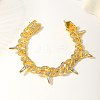 Fashionable Alloy Crystal Rhinestone Twisted Chain Bracelets MR2399-1