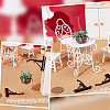 2Pcs Polymer Clay Plants AJEW-AR0004-94-4