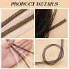 2Pcs 2 Colors Polyester Mesh Tubing OCOR-BC0006-89-4