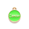 Alloy Enamel Pendants X-ENAM-S124-01A-06D-3