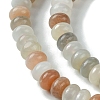 Natural Multi-Moonstone Beads Strands G-A092-F03-03-4