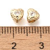 Brass Micro Pave Cubic Zirconia KK-Q001-03G-02-3