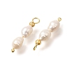 Natural Freshwater Pearl Beaded Pendants PA-CBAF2FA-02G-02-2