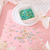 390Pcs 3 Colors Transparent Colours Glass Seed Beads GLAA-TA0003-76A-5