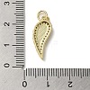 Brass Micro Pave Cubic Zirconia Pendants KK-Q808-28G-3