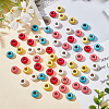 60Pcs 5 Colors Dyed Synthetic Turquoise European Beads SPDL-AR0001-04-4