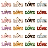 48Pcs 8 Colors Valentine's Day Theme Alloy Enamel Pendants ENAM-FS0002-51-2