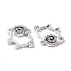 Alloy Crystal Rhinestone Pendants ALRI-C008-26P-3