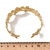 Hammered 304 Stainless Steel Cuff Bangles BJEW-D384-01G-3
