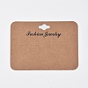 Cardboard Hair Clip Display Cards LS-CDIS-WH0007-01-1