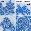 Polyester Metallic Embroidery Lace Appliques DIY-WH0401-94A-6
