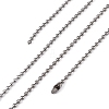 Tarnish Resistant 304 Stainless Steel Ball Chain Necklaces CHS-O005-B-1.5mm-3