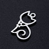 Tarnish Resistant 304 Stainless Steel Pendants STAS-S105-JN366-1-2
