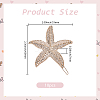 10Pcs Zinc Alloy Hair Barrettes PHAR-SP0001-25-2