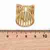 304 Stainless Steel Cuff Rings Ring Components SA-CBA098D-01G-B-3