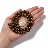 Natural Tiger Eye Round Bead Strands G-P072-33-10mm-5