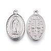 304 Stainless Steel Lady of Guadalupe Pendants STAS-H363-03-2