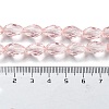 Glass Beads Strands EGLA-E010-8x12mm-12-3