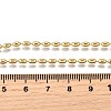 2.5MM Brass Oval Link Chain Necklaces NJEW-M108-20G-3