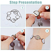 4 Sets Sublimation Blank Alloy Bracelet Making BJEW-FH0001-10C-5