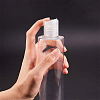 Transparent Flat Shoulder Plastic Press Cap Bottles MRMJ-BC0001-61-3