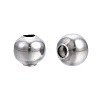 Round 304 Stainless Steel Beads STAS-TAC0004-6mm-P-3